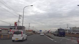 drive japan国道17号線 群馬県前橋市 上武道路起点埼玉県深谷市 深谷バイパスRoute17 Gunma MaebashiSaitama Kumagaya [upl. by Notwen]