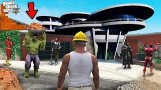 Franklin amp Avengers Upgareding And Repairing Franklin s House In GTA 5 [upl. by Alphonsine540]