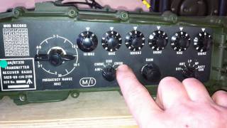 The Clansman PRC320  Plessey RT320 Military Manpack Transciever HD  M0VST [upl. by Adne]