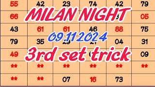 MILAN NIGHT 3RD SET TRICK 09112024 [upl. by Salokcin583]