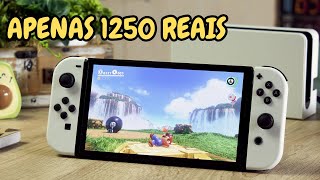 NINTENDO SWITCH OLED POR 1250 REAIS [upl. by Moule]