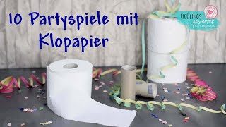 10 Partyspiele mit Klopapier ganz im Sinne von 2020 Silvester Spiele Kindergeburtstag [upl. by Avron]