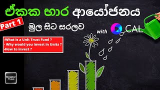 🇱🇰Part 1ඒකක භාර ආයෝජනය මුල සිට සරලව Invest in CAL Unit Trust FundsWhy should you Invest in Units [upl. by Targett]