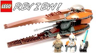 LEGO Star Wars 7959 Geonosian Starfighter Review 2011 [upl. by Ettennod]