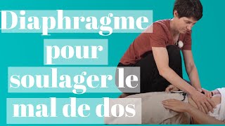 Lexercice magique pour le mal de dos  létirement du diaphragme [upl. by Dickens]