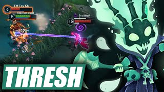 WILD RIFT THRESH SUPPORT CARRY IN SEASON 13 BUILD amp RUNES [upl. by Hartwell]