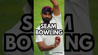 What is Seam Bowling in Cricket How to do Seam Bowling shorts [upl. by Suivat]