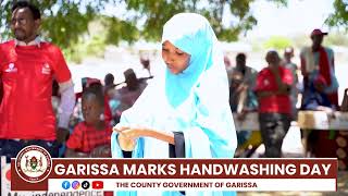 Garissa County today marked the Global Handwashing Day at Saka Primary School [upl. by Ennyl]