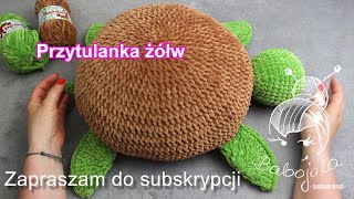 Poduszka żółw na szydełku Jak zrobić [upl. by Anitsirhcairam89]