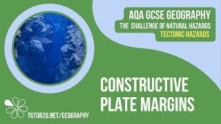 Constructive Plate Margins  AQA GCSE Geography  Tectonic Hazards 6 [upl. by Llyrrad]