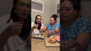 inuit food inuk yum rawfood raw rawmeat mukbang foodie yummy shorts reels tiktok fyp [upl. by Yard]