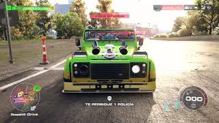 Crasheando Coches de Policia 🆚 quotLand Rover Defenderquot Need For Speed Unbound [upl. by Ainsworth]