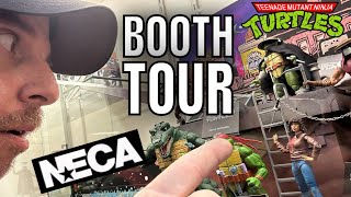 Just the Turtles stuff NECA Sdcc booth tour 2024 preview night edition [upl. by Atteuqnas]