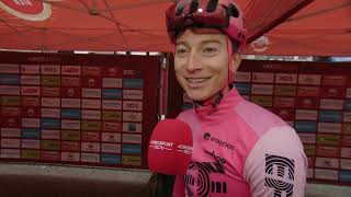 Neilson Powless  Interview at the start  Amstel Gold Race 2023 [upl. by Notnirb]