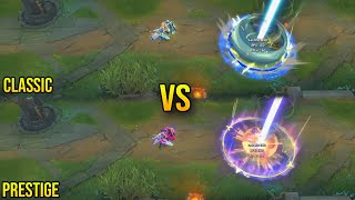 Battle Lion Leona Prestige vs Battle Lion Leona  Skin Comparison  League of Legends [upl. by Arrekahs]