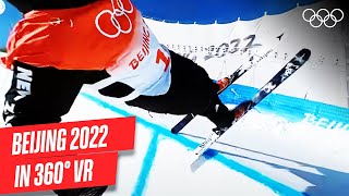 Experience Olympic halfpipe in 360° VR [upl. by Avrom]