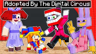 Adopted by the AMAZING DIGITAL CIRCUS in Minecraft [upl. by Indihar]