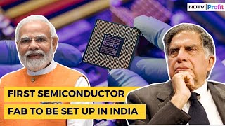 Indias First Semiconductor Manufacturing Unit To Be Set Up By Tata amp PowerchipTaiwan [upl. by Silberman]