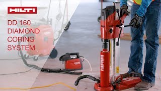 OVERVIEW of Hiltis DD 160 compact diamond drilling system [upl. by Adnawal576]