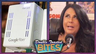 DANIELLE DALLAIRE DOESNT BELIEVE IN GOOGLE FIBER  Double Toasted Bites [upl. by Nosilla214]