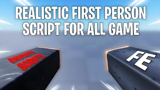 Roblox Realistic First Person Script For All Game  Mover Your Head Around Like A Real Person [upl. by Oirramed]