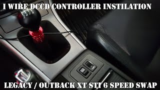 I Wire DCCD Pro Install STI 6 Speed Swap Into Subaru Legacy Outback Part 3 [upl. by Attikin]