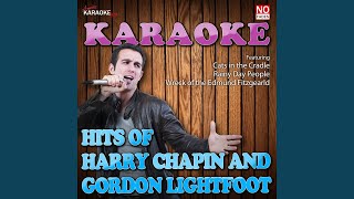 Wreck of the Edmund Fitzgerald In the Style of Gordon Lightfoot Karaoke Version [upl. by Ydisahc]