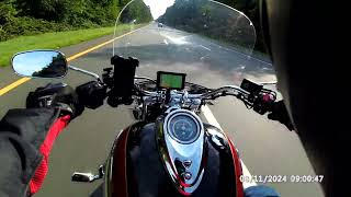 Sunday Morning Run on My 2014 Triumph Rocket iii Touring [upl. by Inor909]