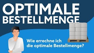 Optimale Bestellmenge  Nie wieder misskalkulieren [upl. by Attiuqal]