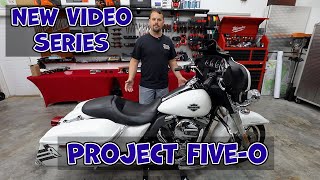 Project FiveO New Demo Bike  Upgrading Volunteer Audios Harley Davidson Electra Glide Police Bike [upl. by Jessen]