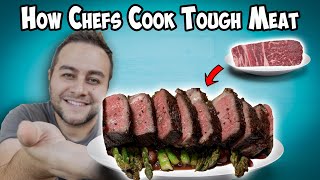 How Chefs Cook and Tenderize Tough Meat [upl. by Nahgeam]