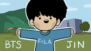 BTS Animation  A Day in the Life of Jin Pure Chaos [upl. by Melisandra]