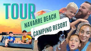 NAVARRE BEACH CAMPING RESORT TOUR AND REVIEW 📍 Navarre FL 🏝️ [upl. by Craig]