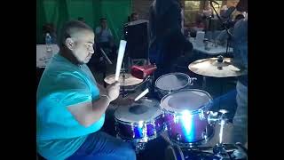 Raul Cavazos baterista Chaparrita pelo largo Los Príncipes de Michoacan [upl. by Ennoira]