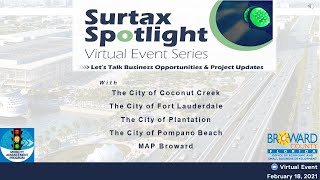 Surtax Spotlight with Broward Municipalities Virtual Event [upl. by Germaun]