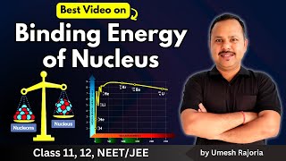 3 Binding Energy of Nucleus  Binding Energy Curve  Nuclei  12th Physics neet umeshrajoria [upl. by Peterus]