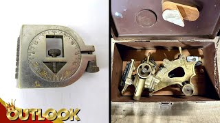 Whats This MYSTERIOUS Measuring Tool At An Estate Sale And This Brass Thing Probably 100 Years Old [upl. by Metsky818]