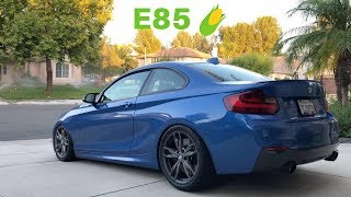 F22 M235i FIRST FILLUP ON E85 400WHP [upl. by Nirik]