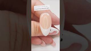 Quick Nail Tip  Easiest Way To Create A French Manicure On An Almond Nail nails [upl. by Algy889]