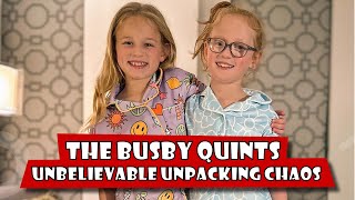 OutDaughtered  The Busby Quints Helping Mom BREAK The Chaos Unpacking NIGHTMARE [upl. by Celinka10]