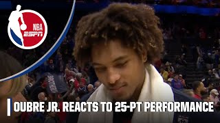 Kelly Oubre credits Joel Embiid crowds energy in leading 76ers over Suns  NBA on ESPN [upl. by Gyasi]