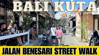 Bali Kuta Indonesia Street Walking Tour Today 2024 [upl. by Bena976]