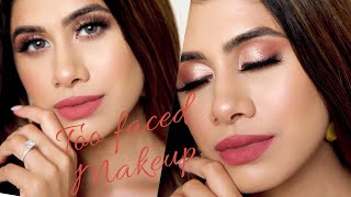 FULL FACE OF TOO FACED MAKEUP  Review  Malvika Sitlani [upl. by Alam]