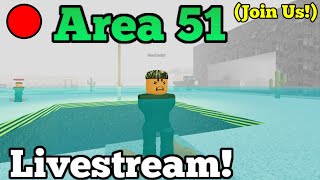 Ice FLOOD Stream Roblox Survive And Kill The Killers In Area 51 [upl. by Bevus590]