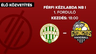 FTCGreen Collect – DO B Braun Gyöngyös  férfi KampH Liga  1 forduló [upl. by Marchall273]