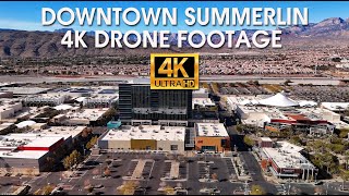 Downtown Summerlin January 2024 4K Drone Footage [upl. by Sidky]