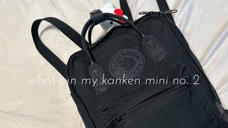 what’s in my fjallraven backpack  kanken mini no 2 ✨ [upl. by Kelley]