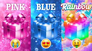 Choose your gift 🎁💝🤮 3 gift box challenge2 good amp 1 bad  Gold Blue amp Black chooseyourbox [upl. by Aihcrop]