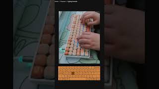 Epomaker EP84 Plus with Flamingo switches asmr keyboard typing asmrtyping epomaker [upl. by Malony]