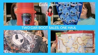 TWO CAR BOOT SALES ONE HAUL VIDEO  CARLA JENKINS  UK EBAY RESELLER [upl. by Merna]